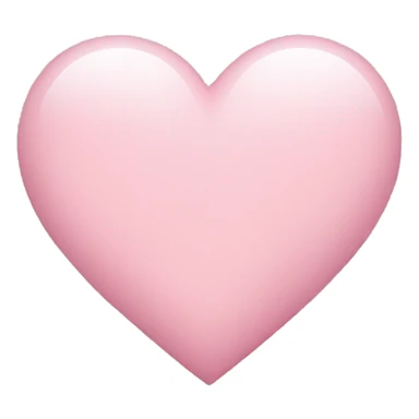 Light pink heart  sticker