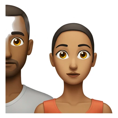 Side eyes y cara confundida  sticker