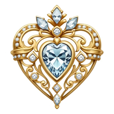 luxury jewelry diamonds gold sticker