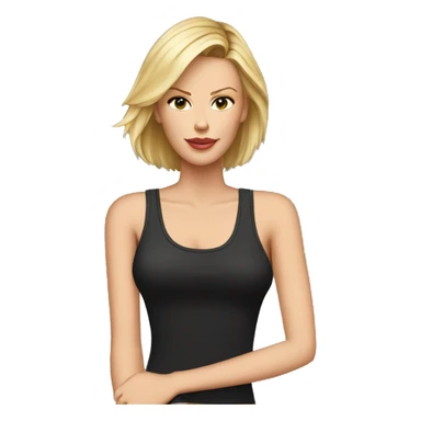 charlize theron wearing tank top sticker