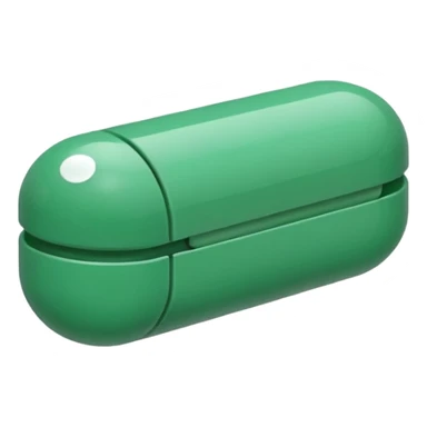 OP 80 Pill: green, round, 10mm sticker