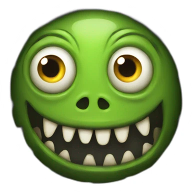 A monster in a sewer sticker