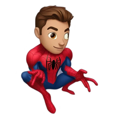 Elon musck spiderman sticker