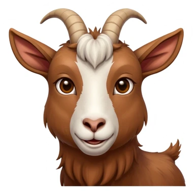 A goat as a person  sticker