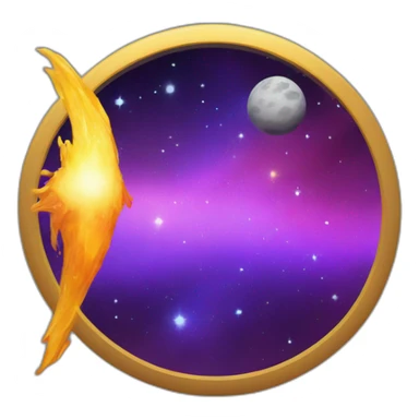 logo for Quasar stuido sticker