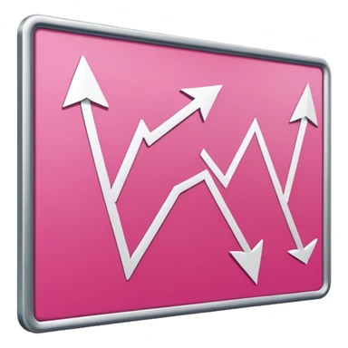 pink business strategy board. showing pick arrows png image sticker