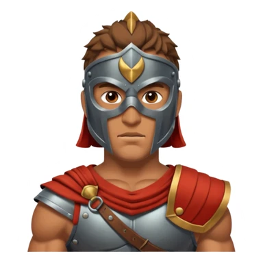 gladiator with mask sticker