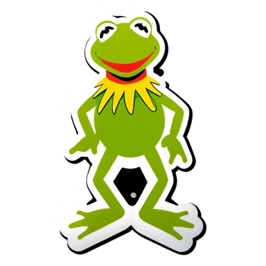 Kermit sticker