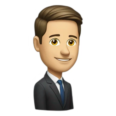 Zelensky is sitting on a Joe Bidene sticker