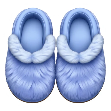 periwinkle fur slippers sticker