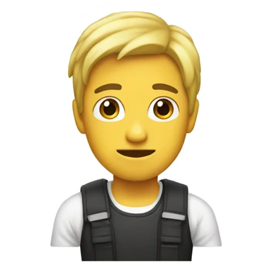 a noob with a tude sticker