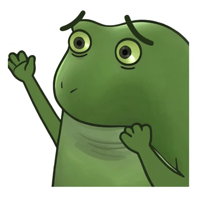 two hands raised with dissatisfaction  sticker