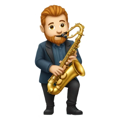 dwarf who plays the saxophone sticker