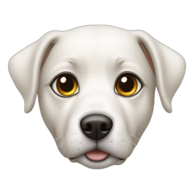 dog with heterochromia sticker