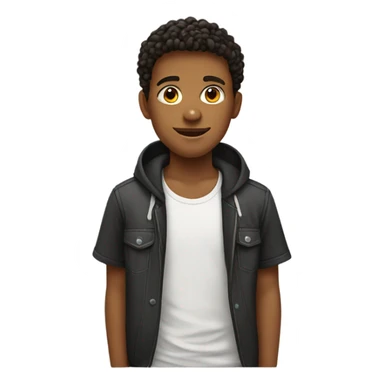 Teenager boy sticker
