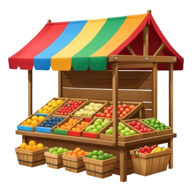 Street Market Stall
 sticker