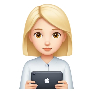 Cute girl with coding sticker