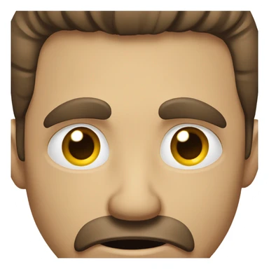 Make a guy with angry face sticker