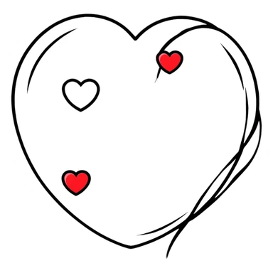 Hearts sticker