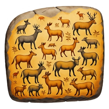 old civilization Cave Painting  sticker