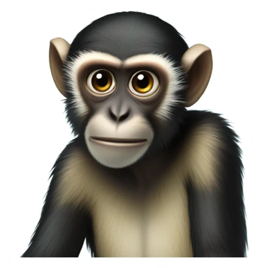 Spider monkey sticker