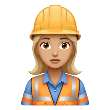 female labour worker fainted sticker
