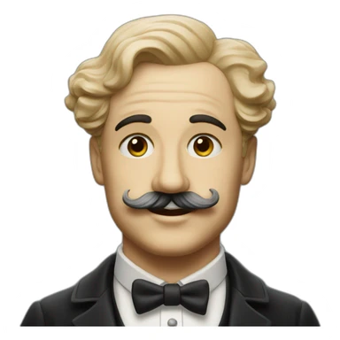The Charlie Chaplin from Germany sticker
