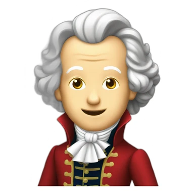 Mozart raving  sticker
