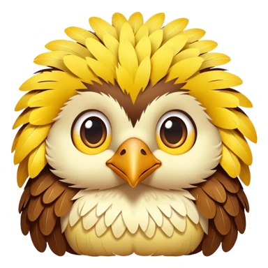 A cute Piepmatz sticker