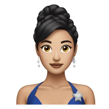 Miss universe with asian skin sticker