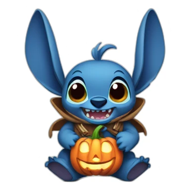 stitch halloween 🎃 sticker