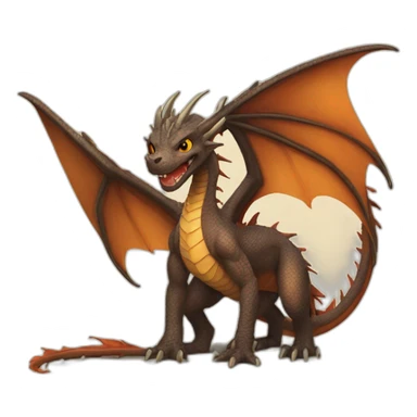 child-drawing-dragon sticker