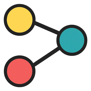 modern simple share icon, easily recognizable, transparent background sticker