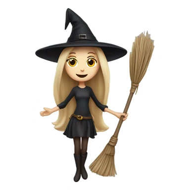 Witch floating down the street like just hovering straight on but white girl sticker