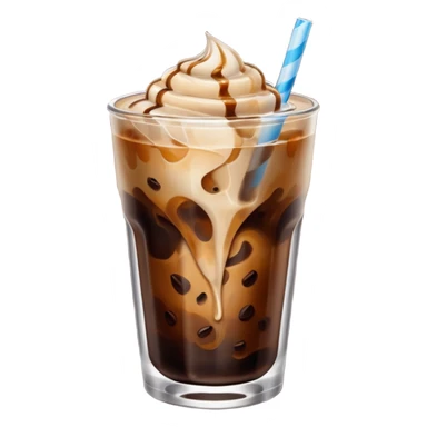 Iced coffee sticker