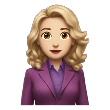 wanda maximoff in suit sticker