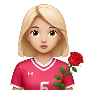 Sport rose Girl  sticker