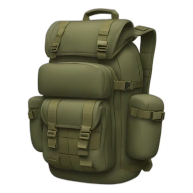 Tactical backpack sticker