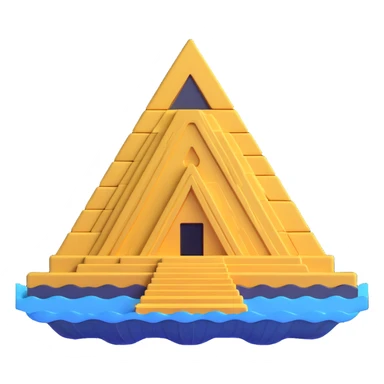 golden Anunnaki underwater base sticker