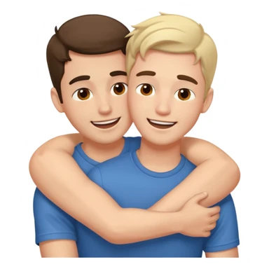 two guys making out sticker