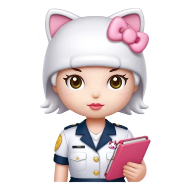 hellokitty工作 sticker