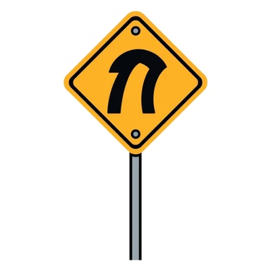 highway road sign sticker