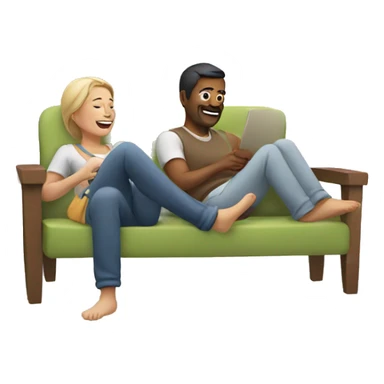 parents relaxing sticker