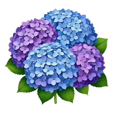 hydrangea bouquet sticker