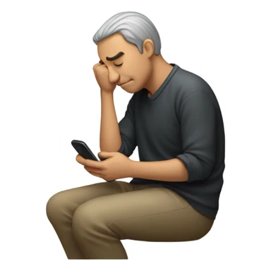 Me waiting for a response sticker