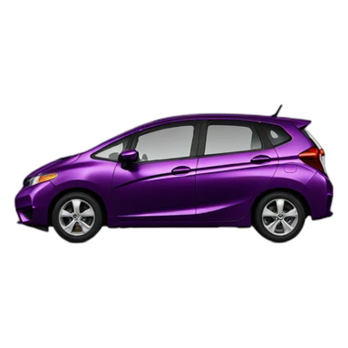 Plum Honda Fit sticker