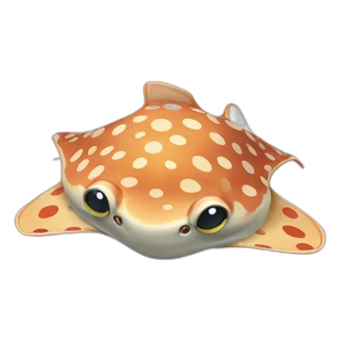 polkadot-stingray sticker