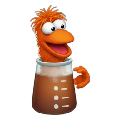 beaker muppet show sticker