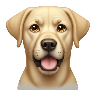 angry Labrador sticker