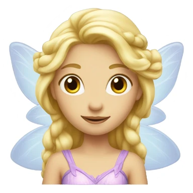 Blond princess fairy sticker